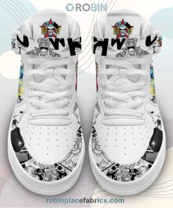 Franky Sneakers Air Mid Custom One Piece Anime Shoes Franky Sneakers Air Mid Custom One Piece Anime Shoes