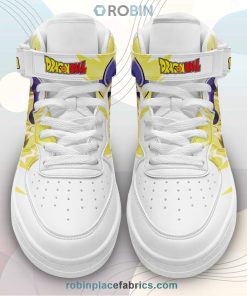 Frieza Gold Sneakers Air Mid Custom Dragon Ball Anime Shoes Frieza Gold Sneakers Air Mid Custom Dragon Ball Anime Shoes