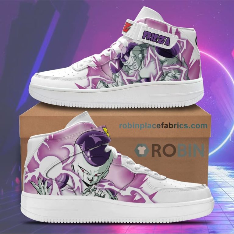 Frieza Sneakers Air Mid Dragon Ball Anime Shoes