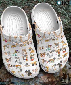 Funny Corgi Compilation Dog Crocs Shoes