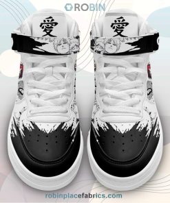 Gaara Sneakers Air Force Mid Custom Anime Shoes Gaara Sneakers Air Force Mid Custom Anime Shoes