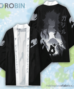 Gajeel Redfox Kimono Cardigans Custom Fairy Tail Anime