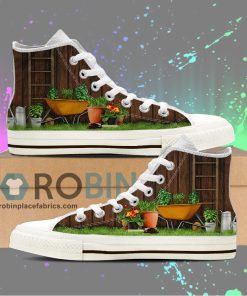 Gardening Canvas High Top Sneaker