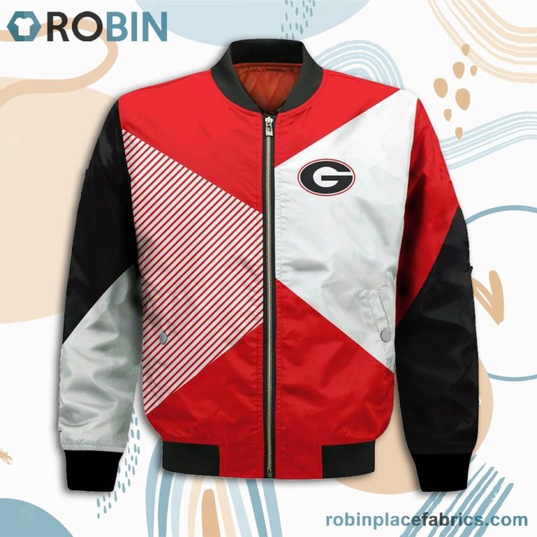 Georgia Bulldogs Damn Right I Am Bulldogs Fan Now And Forever Bomber Jacket