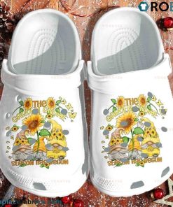 Gnomies Sunflower Crocs Shoes