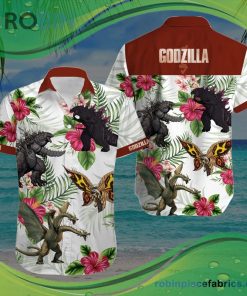 Godzilla Hawaiian Beach Shirt