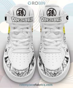 Gohan SSJ Sneakers Air Force Mid Custom Dragon Ball Anime Shoes Gohan SSJ Sneakers Air Force Mid Custom Dragon Ball Anime Shoes
