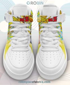 Goku and Vegeta Super Saiyan Sneakers Air Force 1 High Top Custom Dragon Ball Anime Shoes Goku and Vegeta Super Saiyan Sneakers Air Force 1 High Top Custom Dragon Ball Anime Shoes