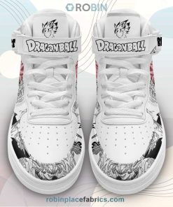 Goku Black Rose Sneakers Air Force 1 High Top Dragon Ball Anime Shoes