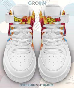 Goku God Sneakers Air Force 1 High Top Dragon Ball Anime Shoes