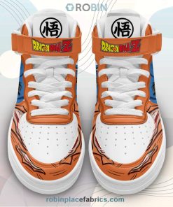 Goku Ki Blast Sneakers Air Mid Custom Dragon Ball Anime Shoes