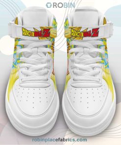 Goku Super Saiyan Sneakers Air Mid Custom Dragon Ball Anime Shoes
