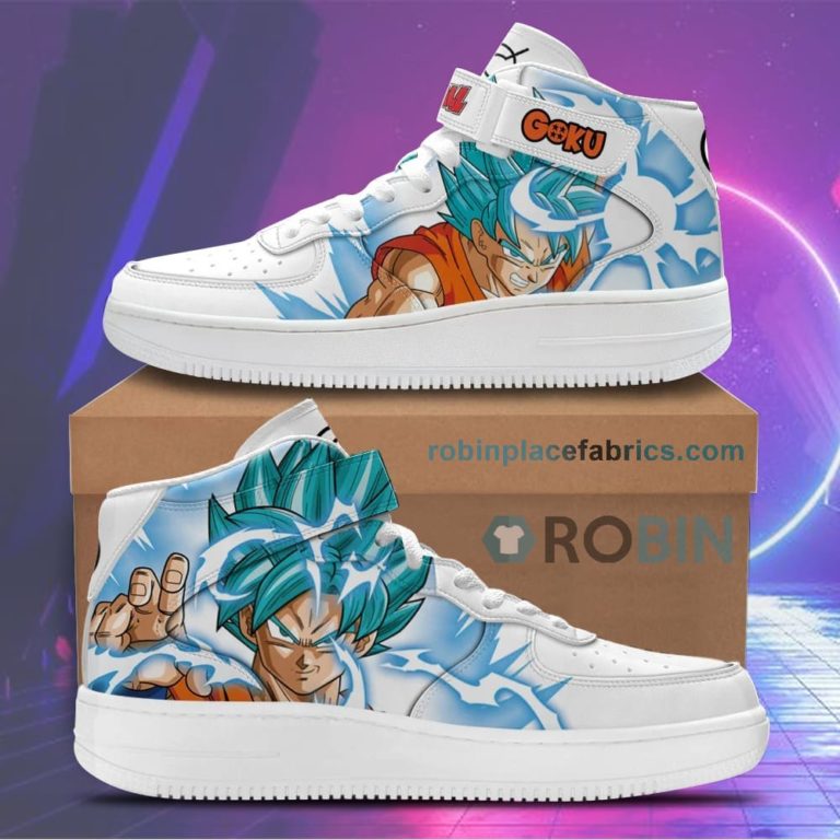 Goku Whis Sneakers Air Mid Custom Dragon Ball Anime Shoes