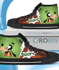Goofy Canvas High Top Shoes