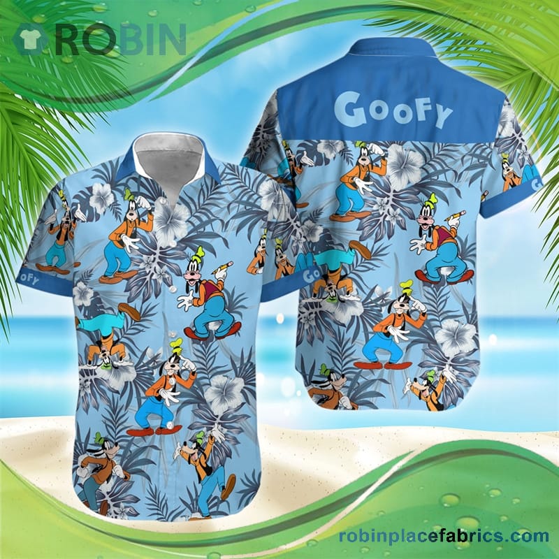 Goofy Summer Hawaiian Shirt - RobinPlaceFabrics