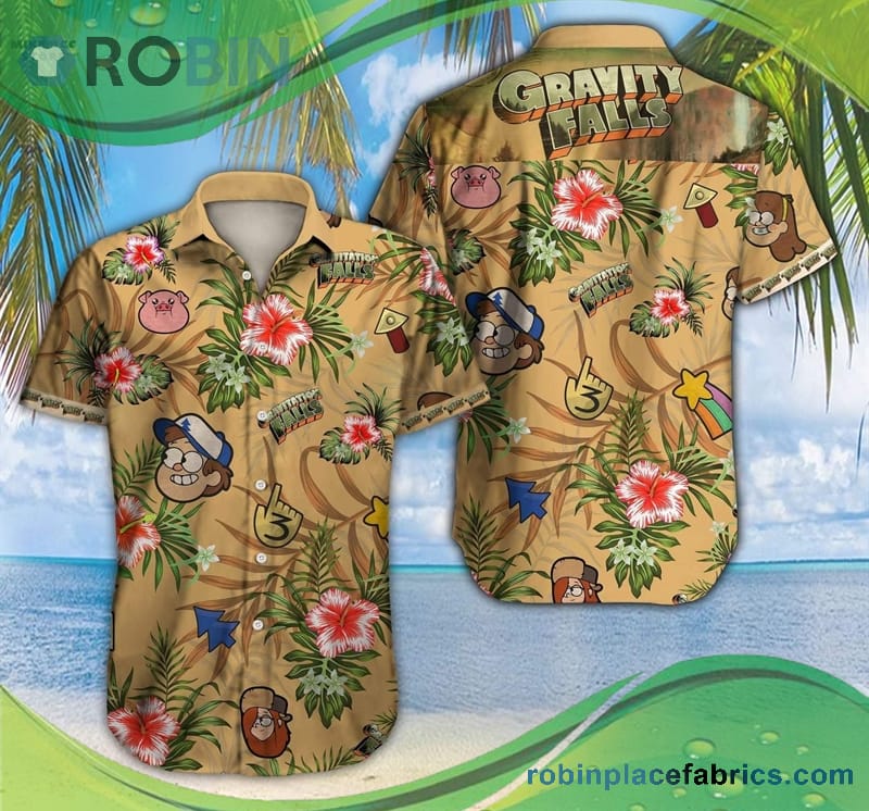 Gravity Falls Cartoon Network Hawaiian Shirt - RobinPlaceFabrics