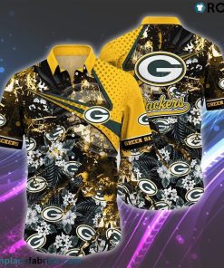 Green Bay Packers NFL Hawaiian Shirt Tropical Patterns