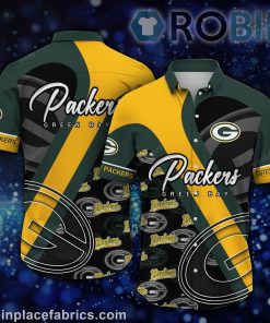 Green Bay Packers NFL Short Sleeve Button Down Shirt Green Bay Packers NFL Short Sleeve Button Down Shirt