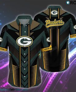 Green Bay Packers NFL Summer Short Sleeve Button Down Shirt