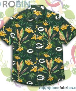 Green Bay Packers Nfl Victory Vacay Button Up Shirt