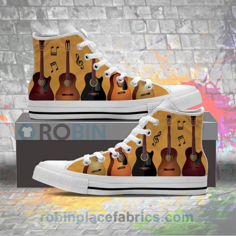 Guitar Canvas High Top Sneaker