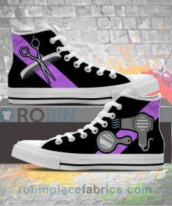 Hair Stylist Beautician Canvas High Top Sneaker