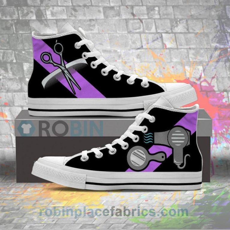 Hair Stylist Beautician Canvas High Top Sneaker