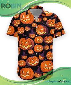 Halloween Pumpkin Hawaiian Shirt
