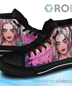 Harley Quinn Canvas High Top Shoes