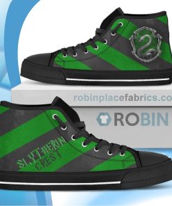 Harry Potter Slytherin House Canvas High Top Shoes