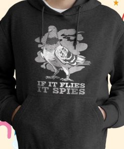 If It Flies It Spies Pigeon Funny Bird Conspiracy Theory T-shirt, Hoodie