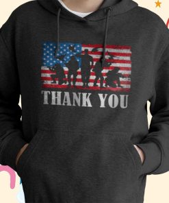 Thank You Memorial Day Partiotic Military Veteran Shirt