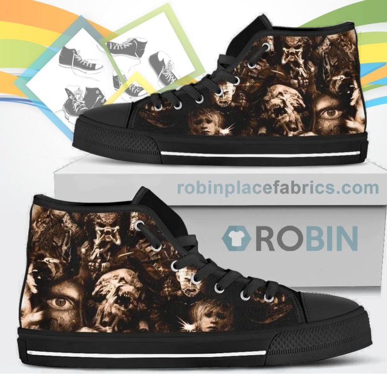 Horror Spirit Canvas High Top Shoes Sneakers
