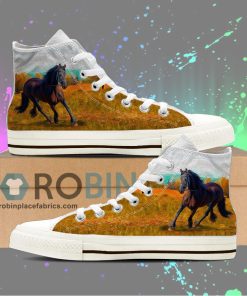 Horse Canvas High Top Sneaker
