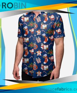 Houston Astros Christmas Explosion Button Up Shirt
