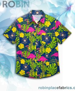 Houston Astros Mlb Short Sleeve Button Up Shirt