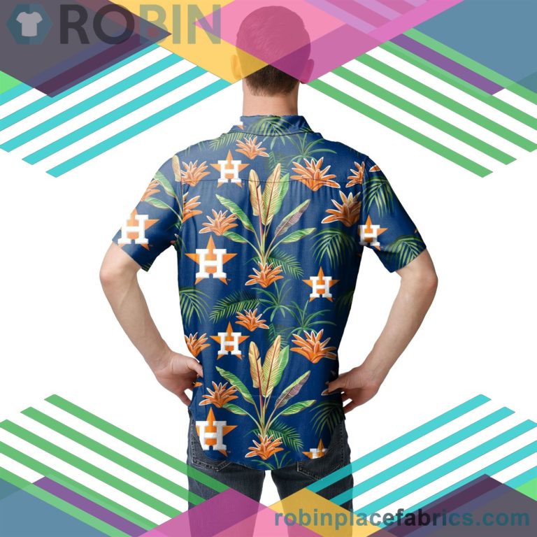 Houston Astros Mlb Victory Vacay Button Up Shirt