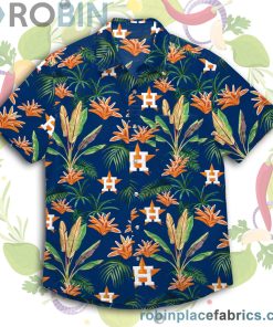 Houston Astros Mlb Victory Vacay Button Up Shirt