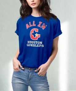 Houston Gamblers All In Unisex T-Shirt