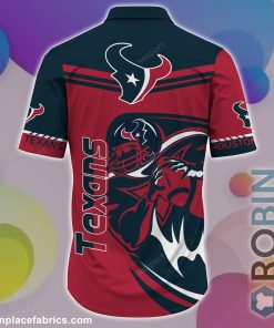 Houston Texans NFL Casual Button Down Hawaiian Shirts