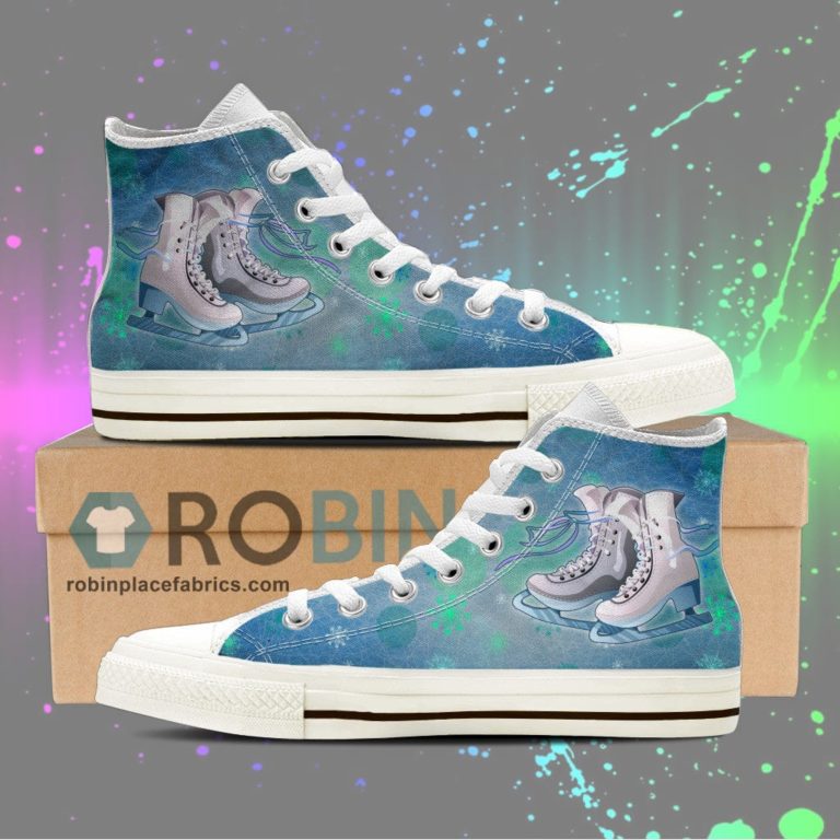 Ice Skating Canvas High Top Sneaker