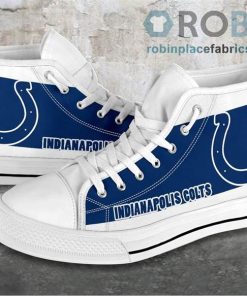 Indianapolis Colts Canvas Sneaker Top Shoes