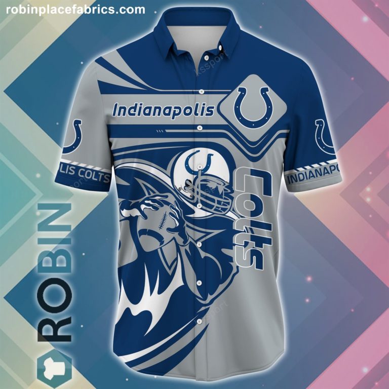 Indianapolis Colts NFL Casual Button Down Hawaiian Shirts