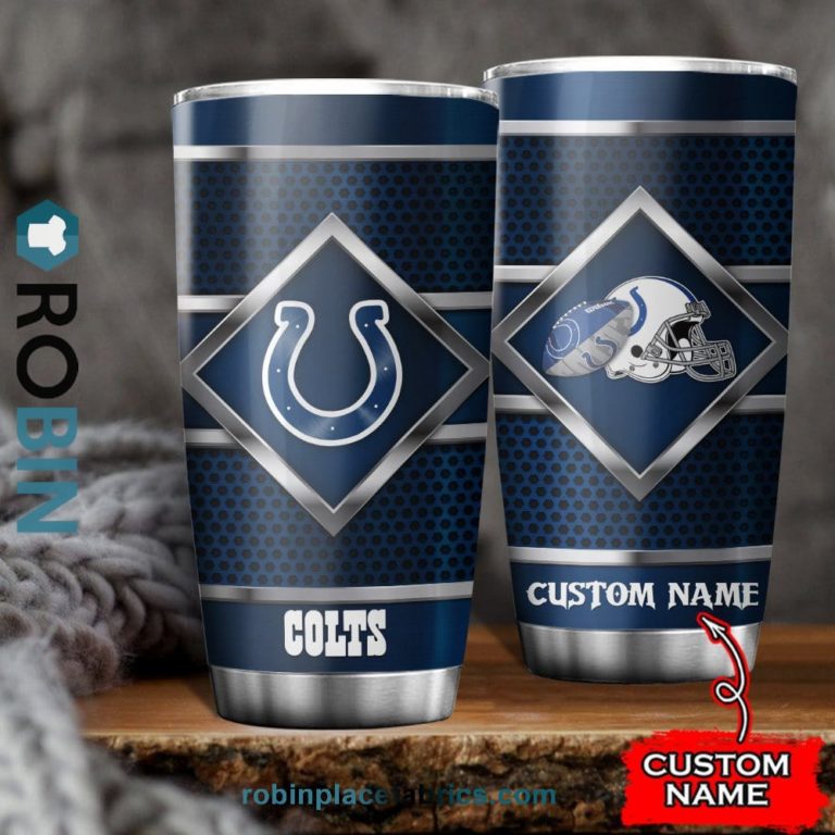 Indianapolis Colts NFL Custom Name Tumblers Cup