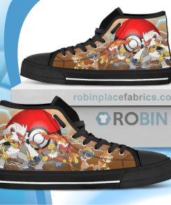 Infernape Canvas High Top Shoes