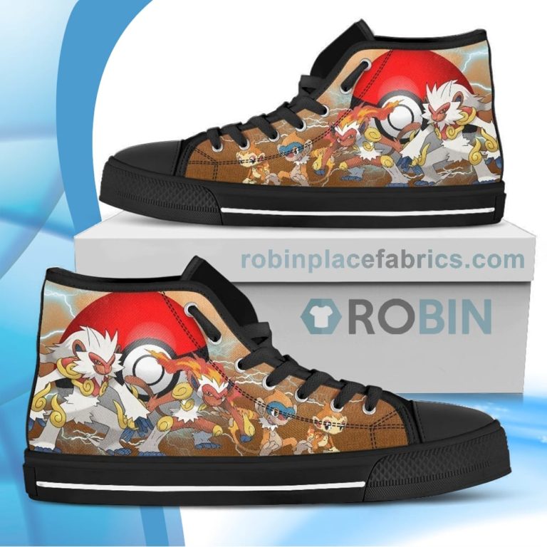 Infernape Canvas High Top Shoes