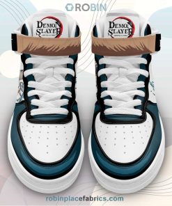 Inosuke Sneakers Air Force High Top Custom Anime Demon Slayer Shoes