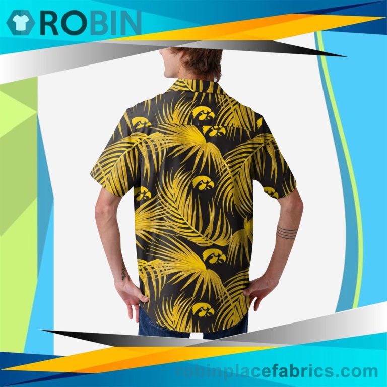 Iowa Hawkeyes Hawaiian Button Up Shirt