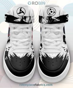 Itachi and Sasuke Sneakers Air Force High Top Custom Anime Shoes
