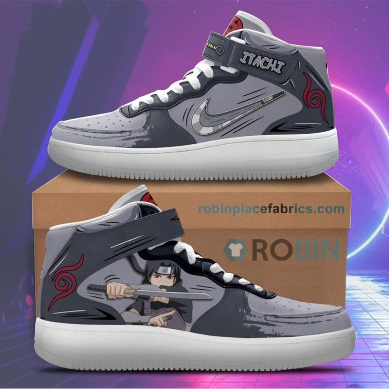 Itachi Uchiha Anbu Sneakers Air Mid Custom NRT Anime Shoes